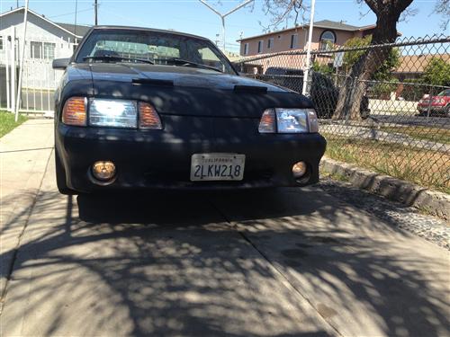1987-93 Mustang Economy Headlight Kit with Amber Sidemarkers
