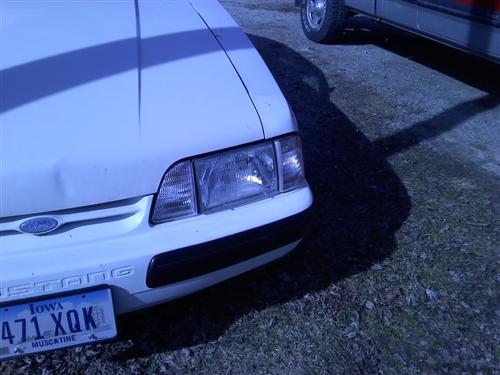 1987-93 Mustang Economy Headlight Kit with Amber Sidemarkers