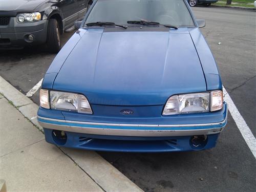 1987-93 Mustang Economy Headlight Kit with Amber Sidemarkers