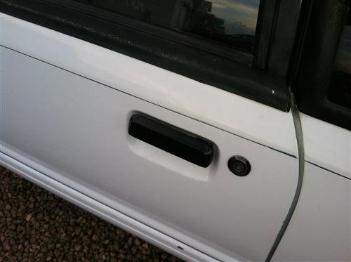 1979-93 Mustang Black Outer Door Handle Kit