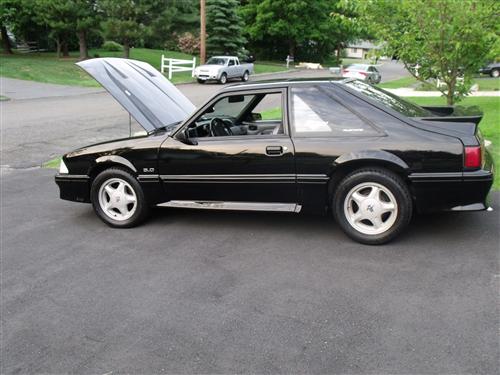 1979-93 Mustang Black Outer Door Handle Kit