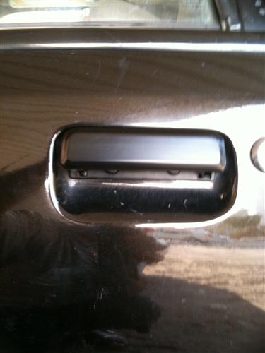 1979-93 Mustang Black Outer Door Handle Kit