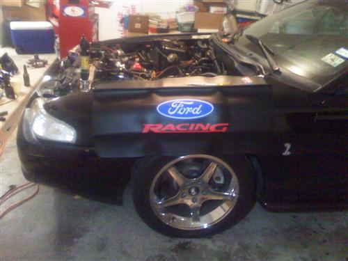 Ford Racing Fender Cover, M-1822-A2
