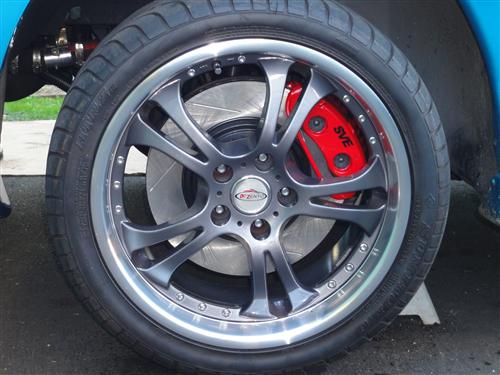 1994-04 Mustang Red SVE 13" Cobra Style Front Brake Kit