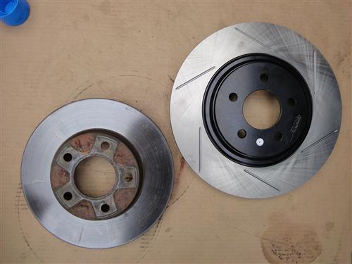 1994-04 Mustang Red SVE 13" Cobra Style Front Brake Kit