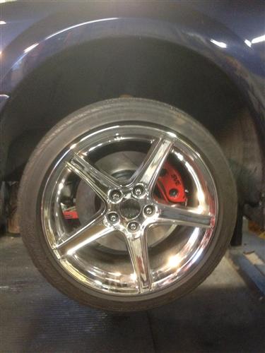 1994-04 Mustang Red SVE 13" Cobra Style Front Brake Kit