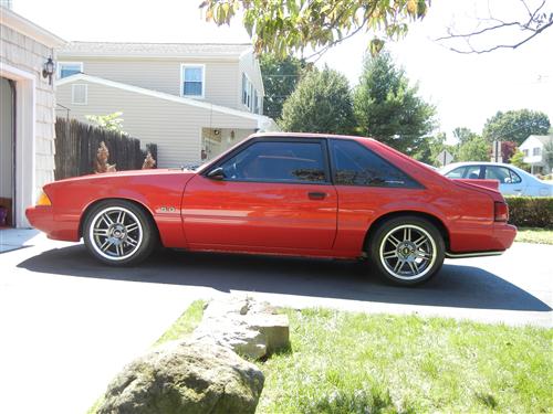 1979-93  Mustang Anthracite Anniversary Deep Dish Wheel & Tire Nitto Tire Kit - 17X9/10